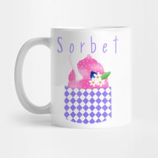 Sorbet on Aqua Mug